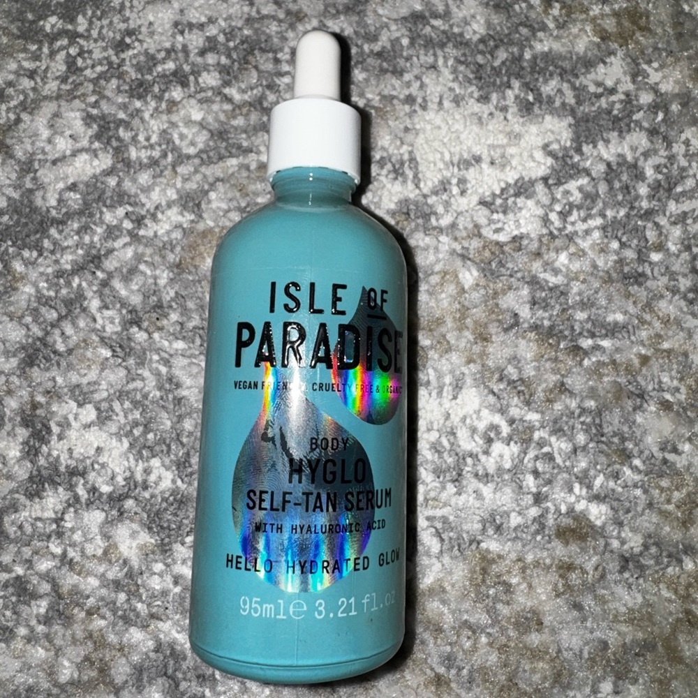 Isle of Paradise Self-Tan Serum Blue Vegan Organic Hydrating 95ml 3.21 fl oz